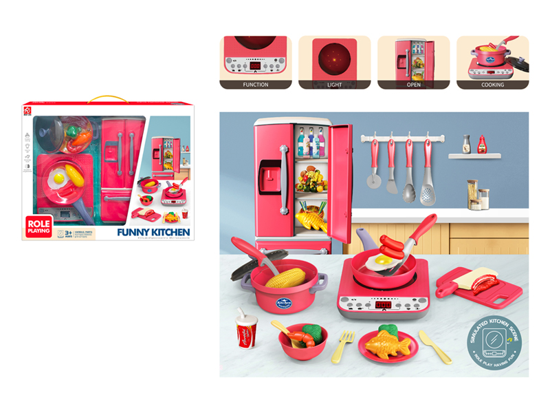 Simulated Kitchen Toy With Sound And Light