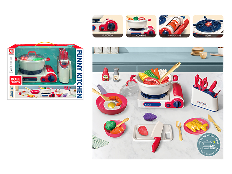Simulated Hot Pot Toy With Sound And Light