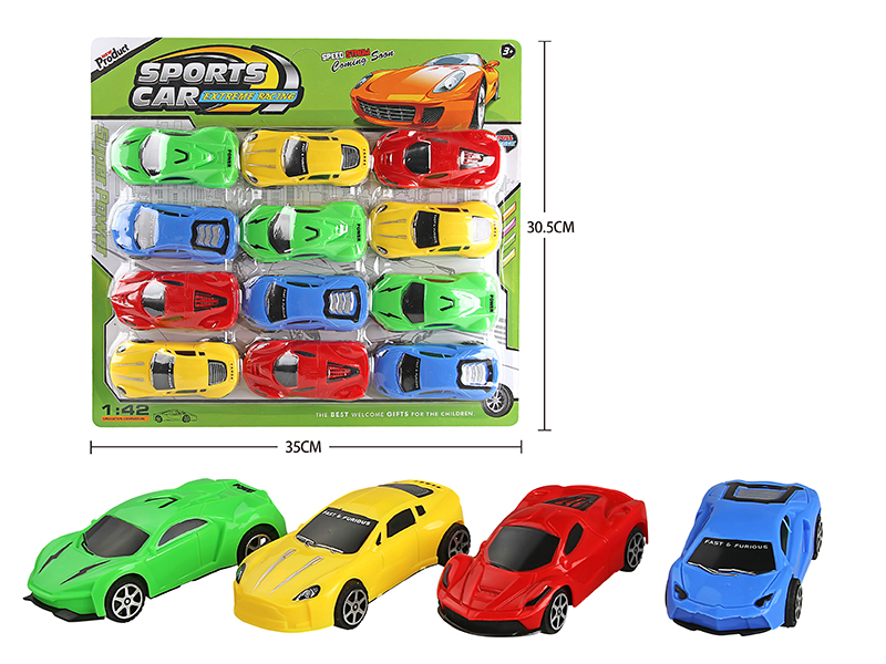 Pull Back Cars 12pcs