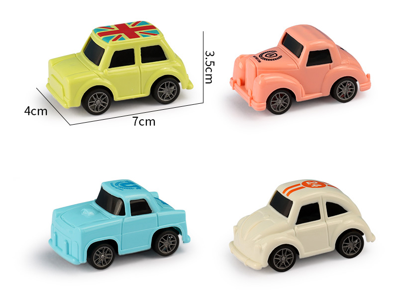 4 Color Pull Back Car