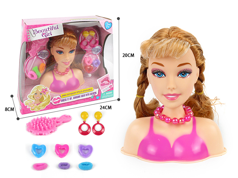 Fashion Doll Styling Head Makeup Toy