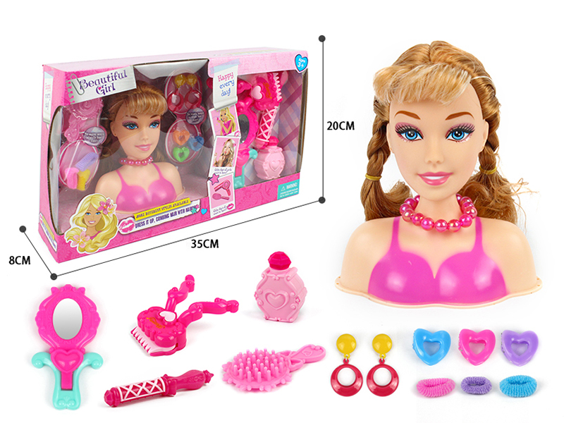Fashion Doll Styling Head Makeup Toy