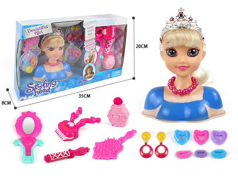 Princess Styling Head Makeup Toy