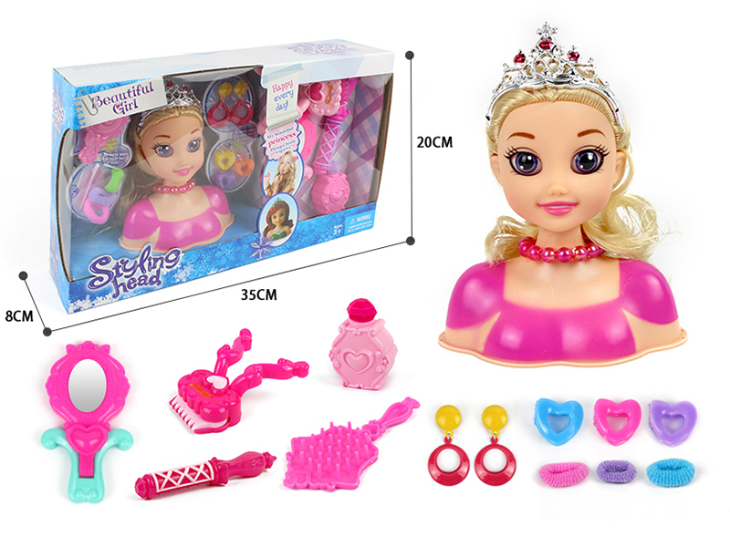 Princess Styling Head Makeup Toy