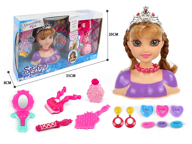 Princess Styling Head Makeup Toy