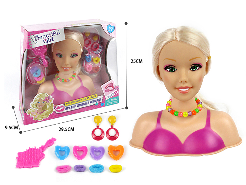 Fashion Doll Styling Head Makeup Toy