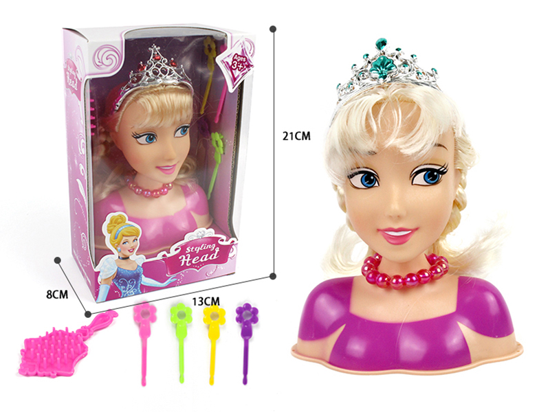 Hair Styling Doll Head Makeup Toy