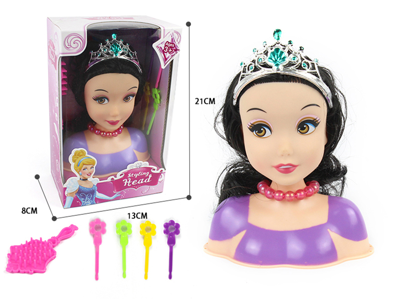 Hair Styling Doll Head Makeup Toy