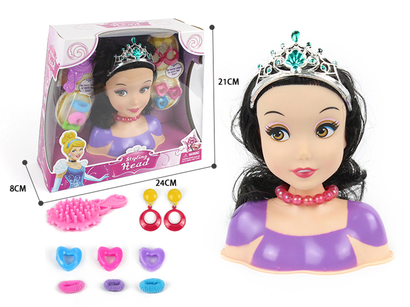 Hair Styling Doll Head Makeup Toy
