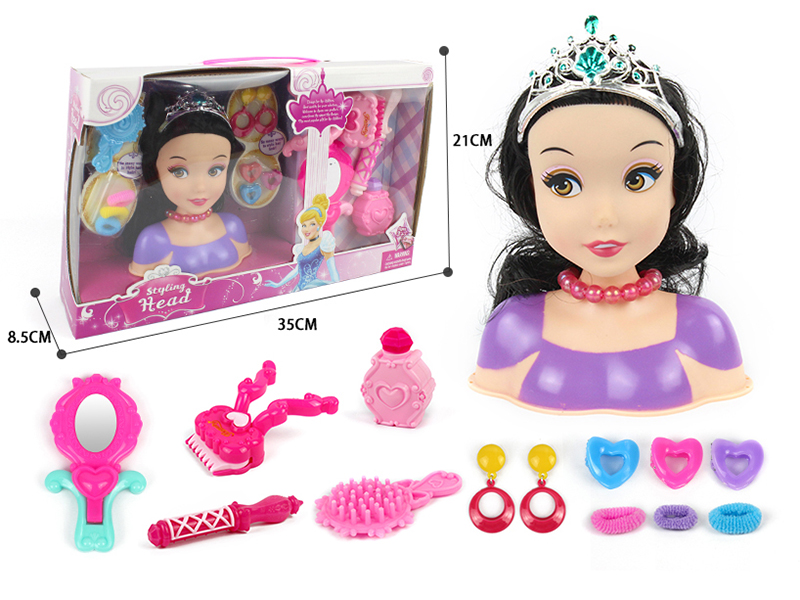 Hair Styling Doll Head Makeup Toy