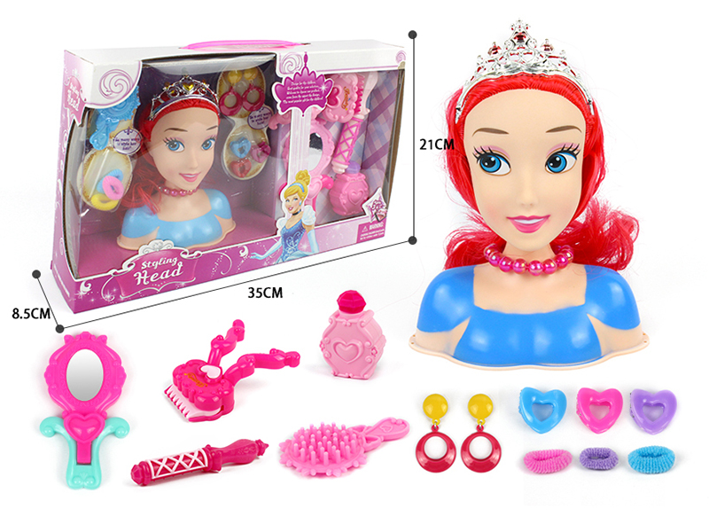 Hair Styling Doll Head Makeup Toy