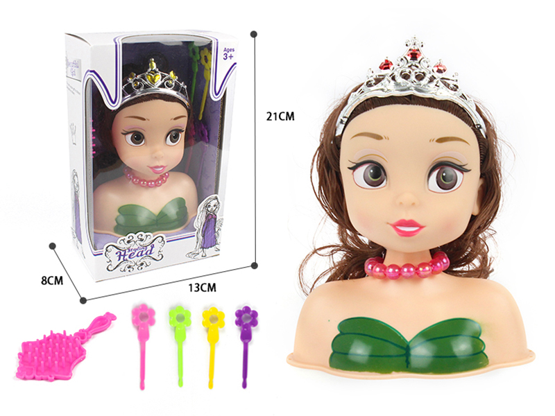 Hair Styling Doll Head Makeup Toy