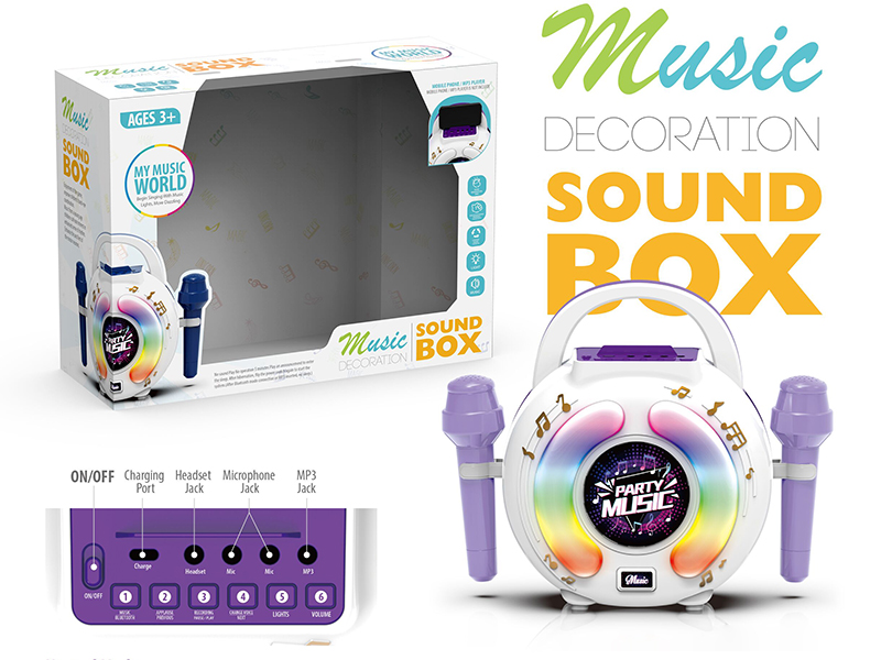 Music Bluetooth Sound Box/Purple