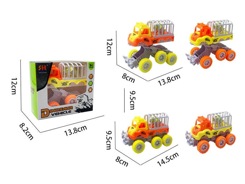 Double Friction Cartoon Deformation Vehicle