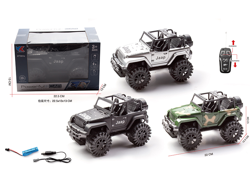 1:18 2Ch R/C Simulated Jeep With Light