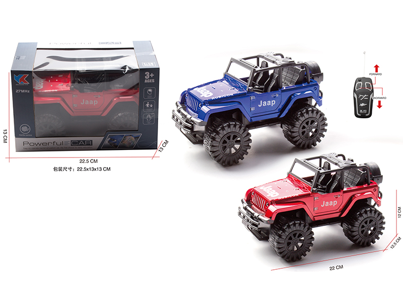 1:18 2Ch R/C Simulated Jeep With Light
