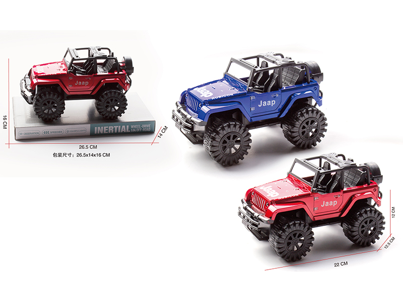 1:18 Friction Simulated Jeep