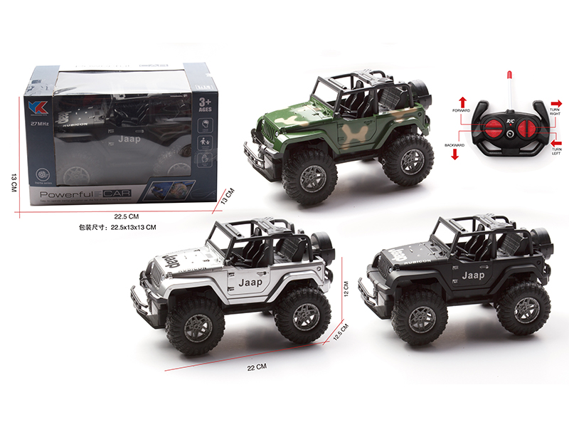 1:18 4Ch R/C Simulated Jeep With Light