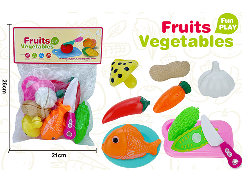 Cutting Vegetables And Fruits Toy