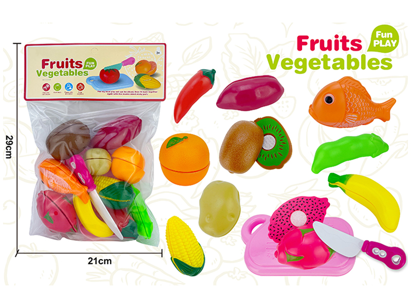 Cutting Vegetables And Fruits Toy