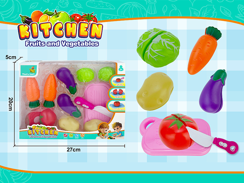 Cutting Vegetables And Fruits Toy