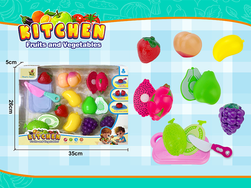 Cutting Vegetables And Fruits Toy