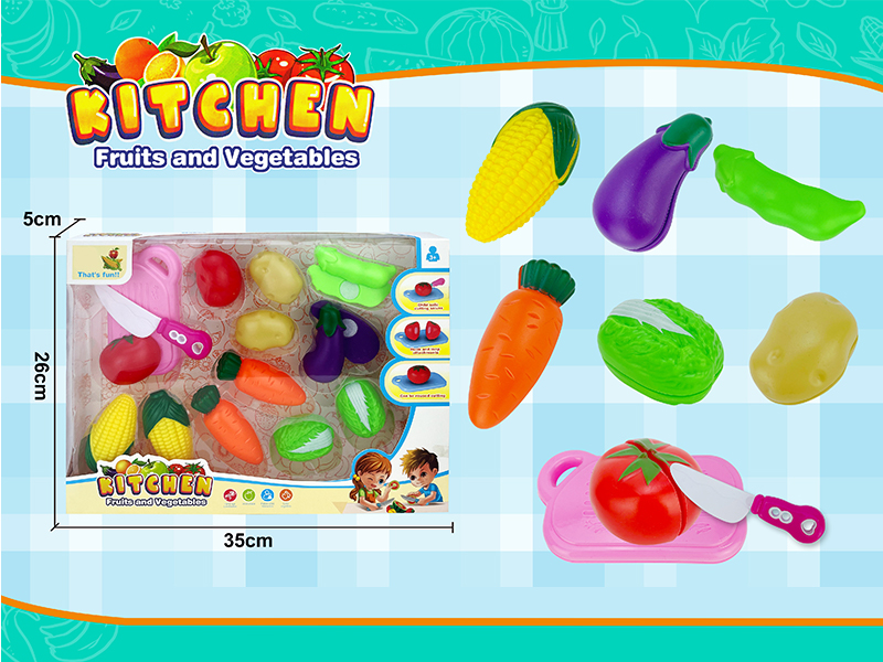 Cutting Vegetables And Fruits Toy