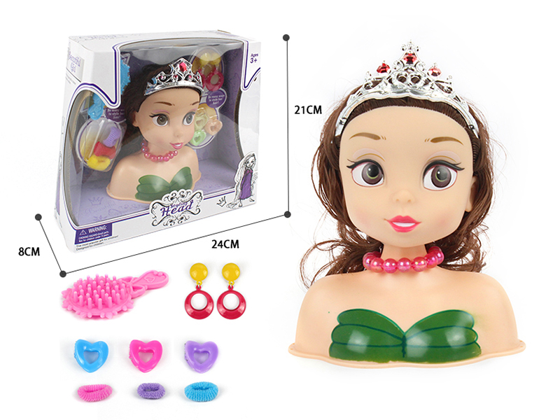 Fashion Doll Styling Head Hair Salon Toy