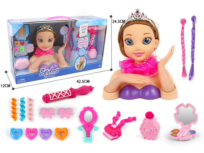 Princess Styling Head Makeup Toy