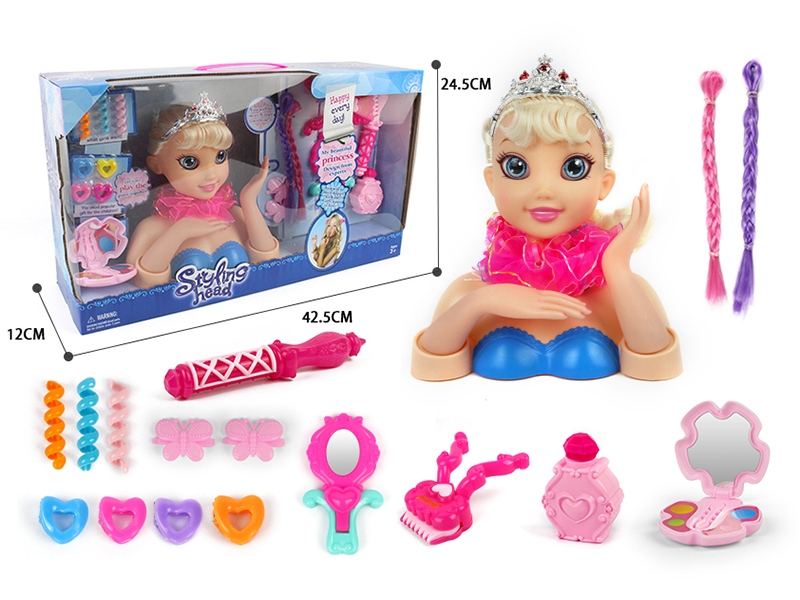 Princess Styling Head Makeup Toy
