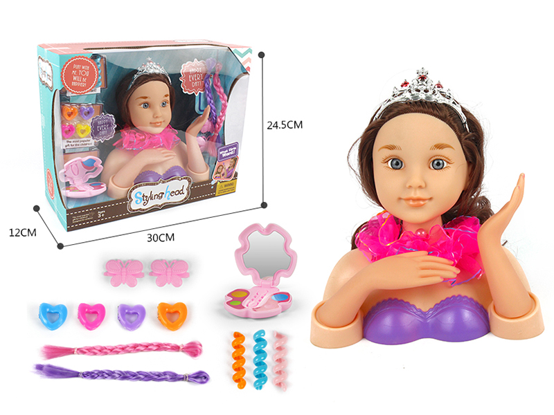Doll Styling Head Makeup Toy