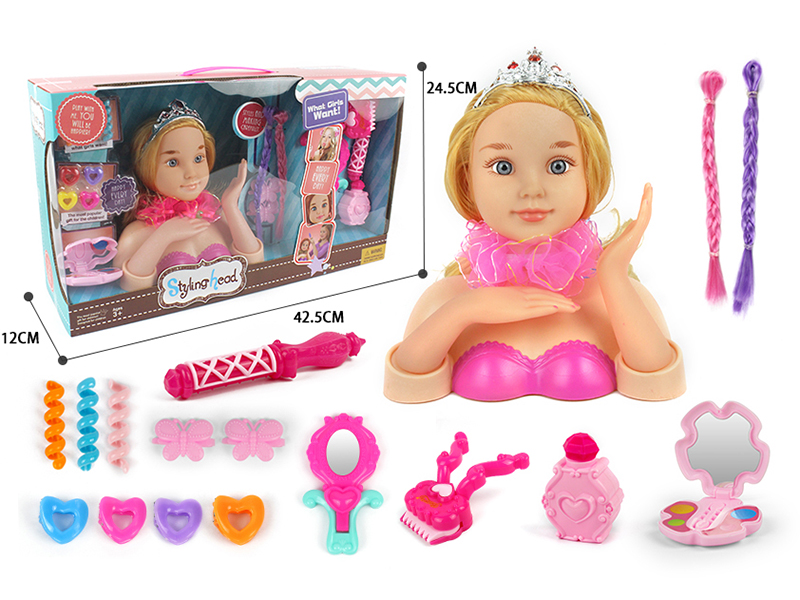 Doll Styling Head Makeup Toy