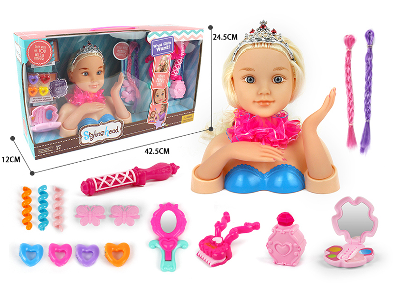 Doll Styling Head Makeup Toy