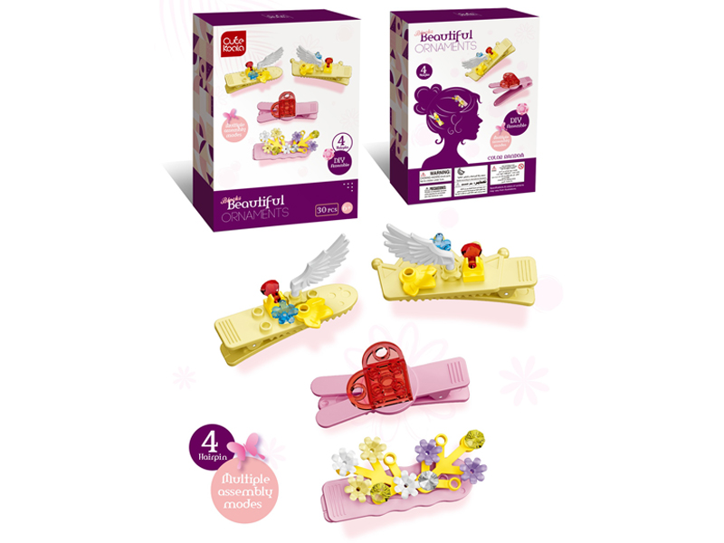 30Pcs Diy Girls' Hair Clip Jewelry Building Blocks (Angel Series)
