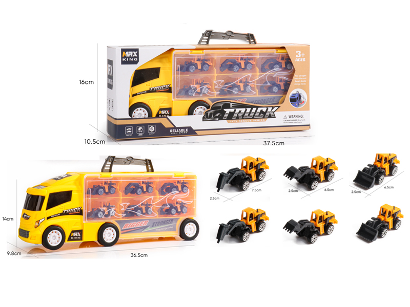 Slide Container Trailer With 6 Slide Engineering Vehicle