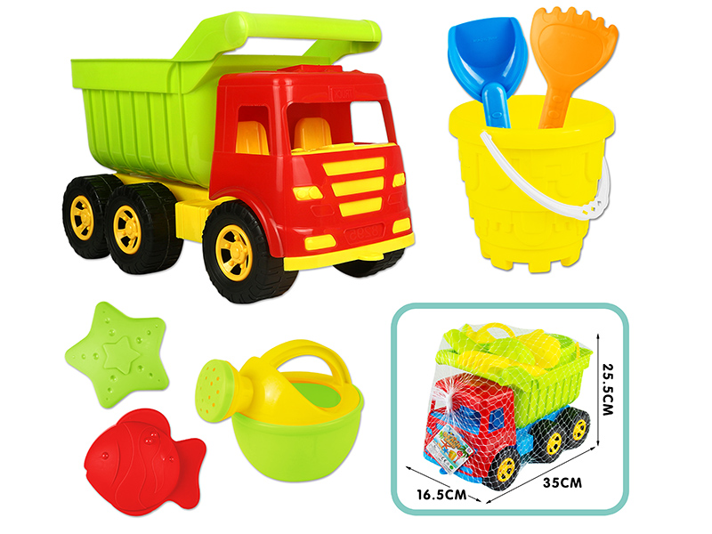 Beach Car Toys Set 7pcs(2 Colors)