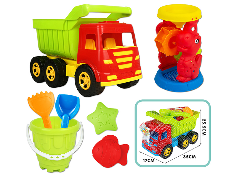 Beach Car Toys Set 7pcs
