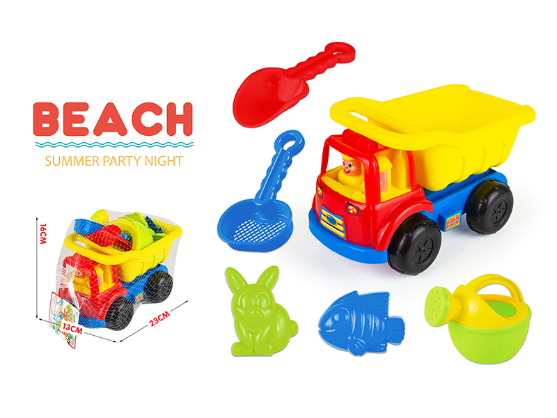 Beach Car Toys Set 6pcs