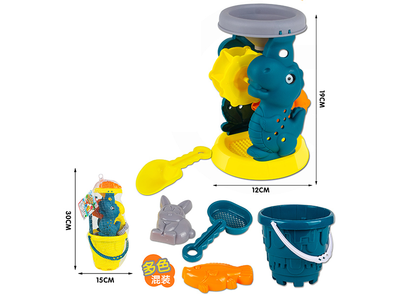 Morandi Color Hourglass Beach Set 6pcs