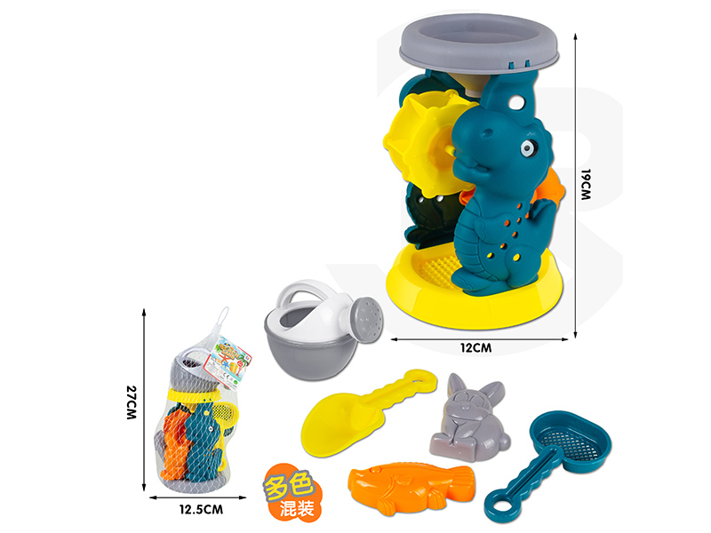 Morandi Color Hourglass Beach Set 6pcs