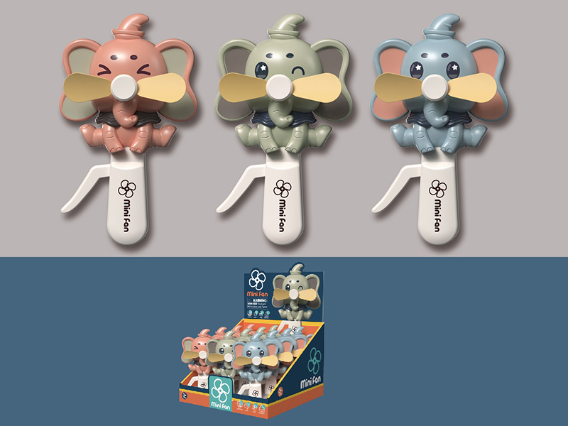 Elephant Hand Fan 12pcs