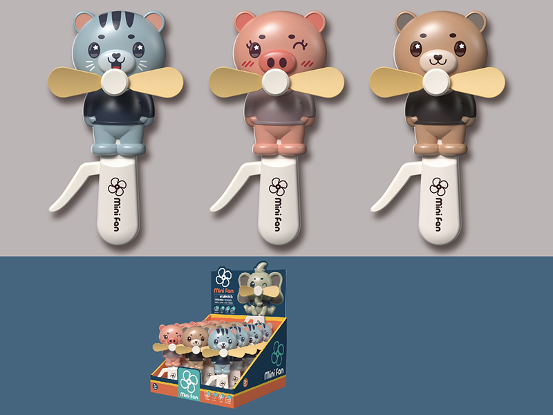 Bear Hand Fan 12pcs