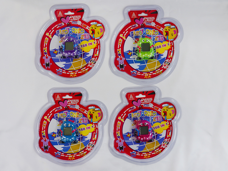 Electronic Pet Game Console With Bead Chain