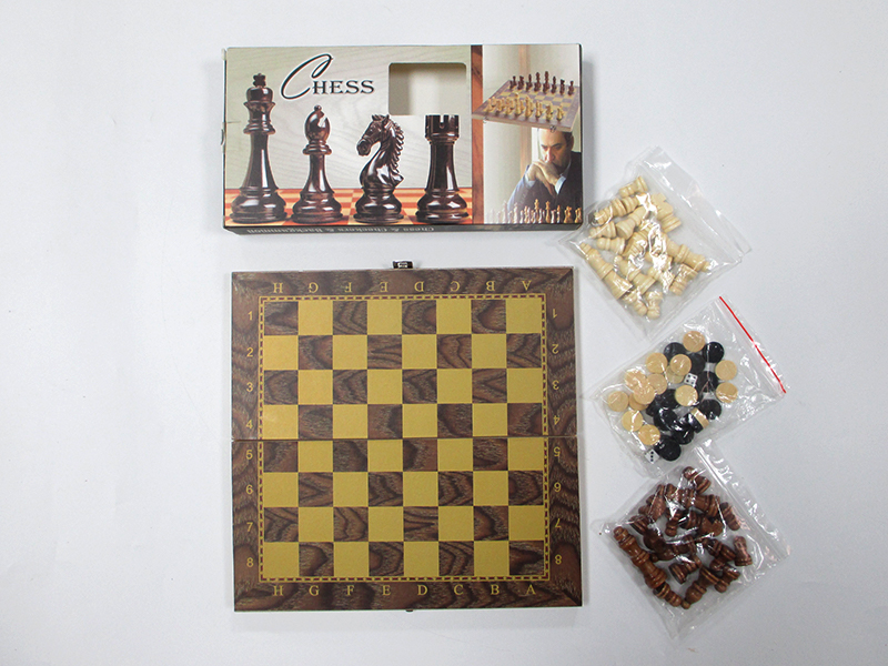 Wooden Chess Toy Set