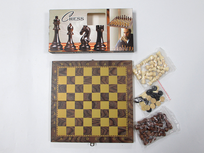 Wooden Chess Toy Set