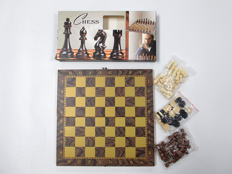 Wooden Chess Toy Set