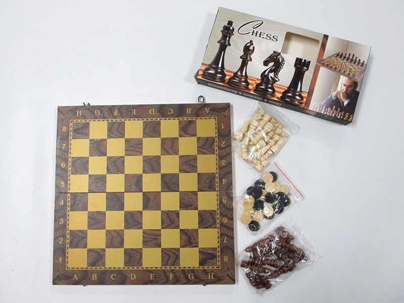 Wooden Chess Toy Set