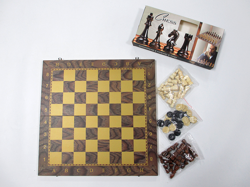 Wooden Chess Toy Set