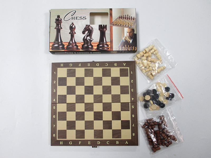 Wooden Chess Toy Set