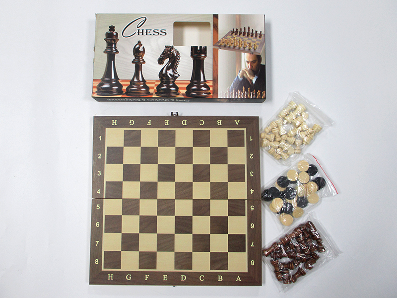 Wooden Chess Toy Set